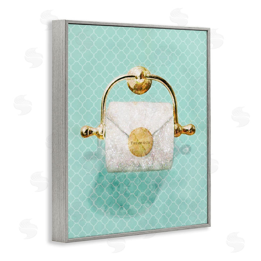 Ziwei Li | Fashion Toilet Paper Role Turquoise