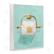 Ziwei Li | Fashion Toilet Paper Role Turquoise
