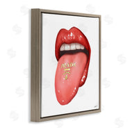 Ziwei Li | Fashion Red Lips with Tongue