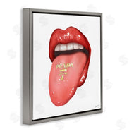 Ziwei Li | Fashion Red Lips with Tongue