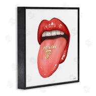 Ziwei Li | Fashion Red Lips with Tongue