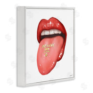 Ziwei Li | Fashion Red Lips with Tongue