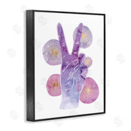 Ziwei Li | Purple Peace Hand Sign