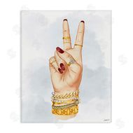 Ziwei Li | Fashion Peace Hand Sign