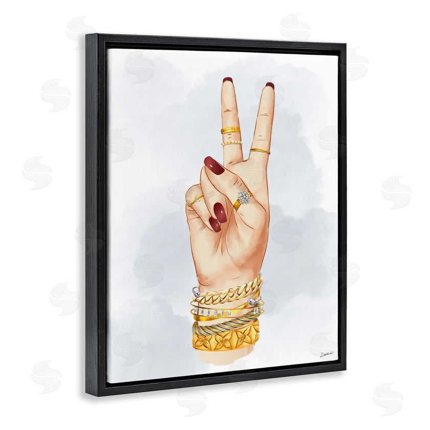 Ziwei Li | Fashion Peace Hand Sign
