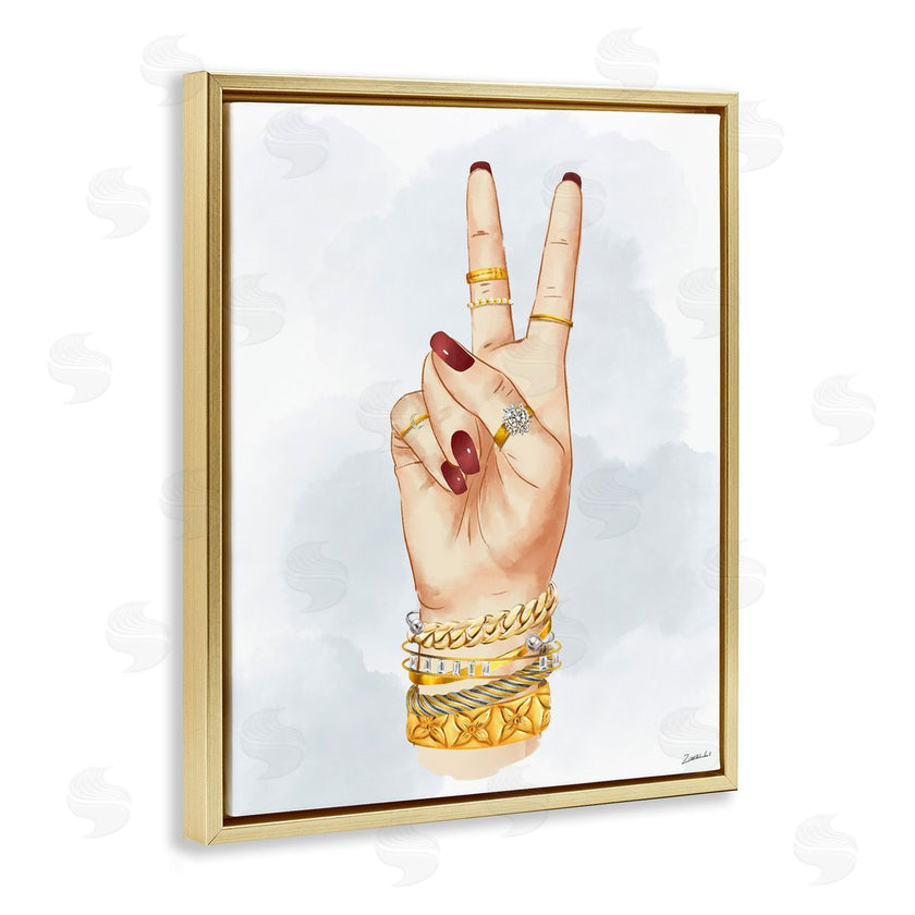 Ziwei Li | Fashion Peace Hand Sign