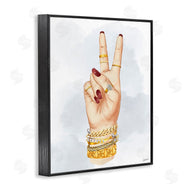 Ziwei Li | Fashion Peace Hand Sign