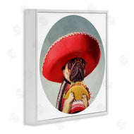 Lucia Heffernan | Pug in Sombrero with Taco