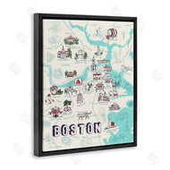 Ziwei Li | Illustrated Boston Landmark Map