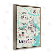 Ziwei Li | Illustrated Boston Landmark Map