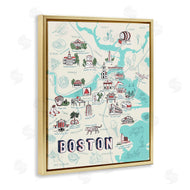 Ziwei Li | Illustrated Boston Landmark Map