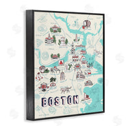 Ziwei Li | Illustrated Boston Landmark Map