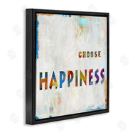 Jamie MacDowell | Colorful Choose Happiness Phrase