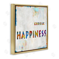 Jamie MacDowell | Colorful Choose Happiness Phrase