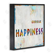Jamie MacDowell | Colorful Choose Happiness Phrase