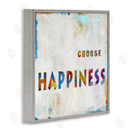 Jamie MacDowell | Colorful Choose Happiness Phrase