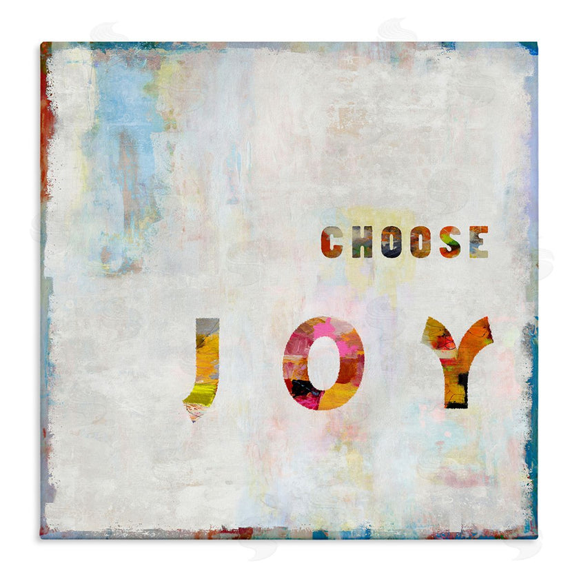 Jamie MacDowell | Colorful Choose Joy Phrase