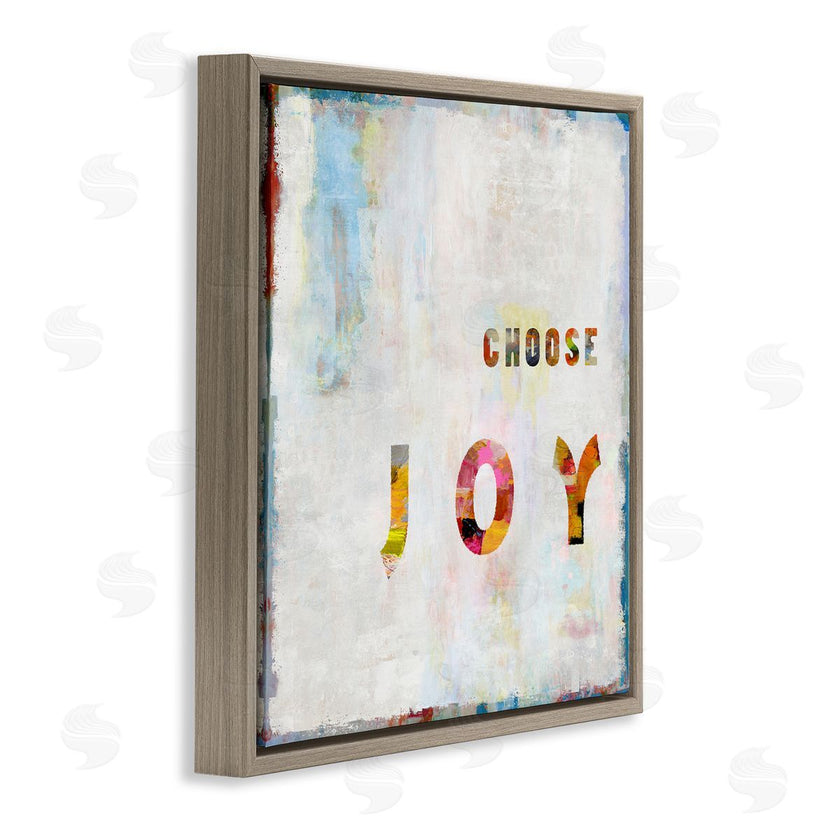 Jamie MacDowell | Colorful Choose Joy Phrase