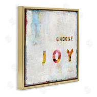 Jamie MacDowell | Colorful Choose Joy Phrase