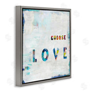 Jamie MacDowell | Colorful Choose Love Phrase