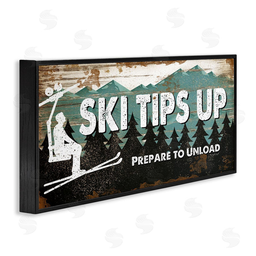 Jennifer Pugh | Rustic Ski Tips Up