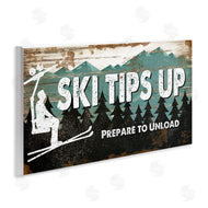 Jennifer Pugh | Rustic Ski Tips Up