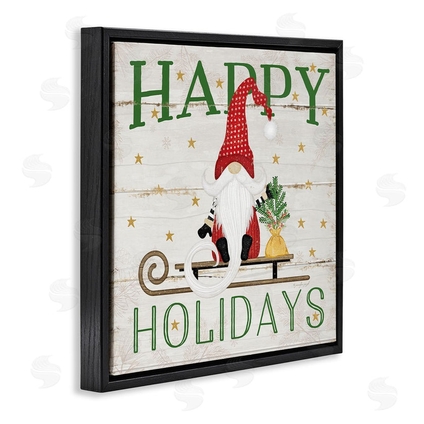 Jennifer Pugh | Happy Holidays Gnome Sled