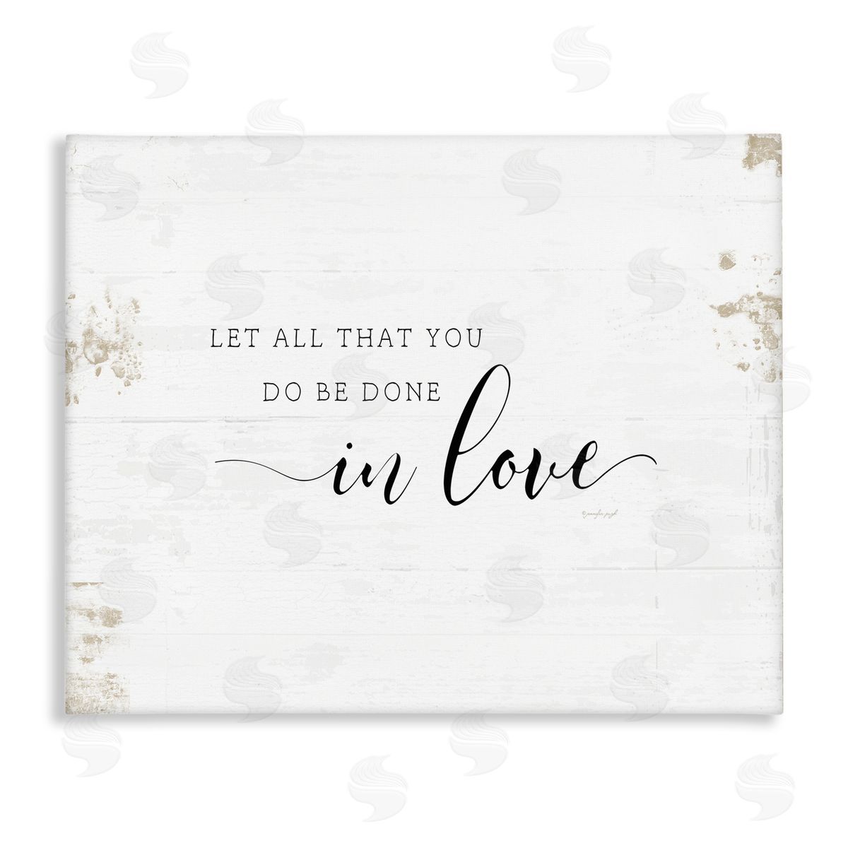 All That You Do in Love Canvas Wall Art, Home Decor by Jennifer Pugh