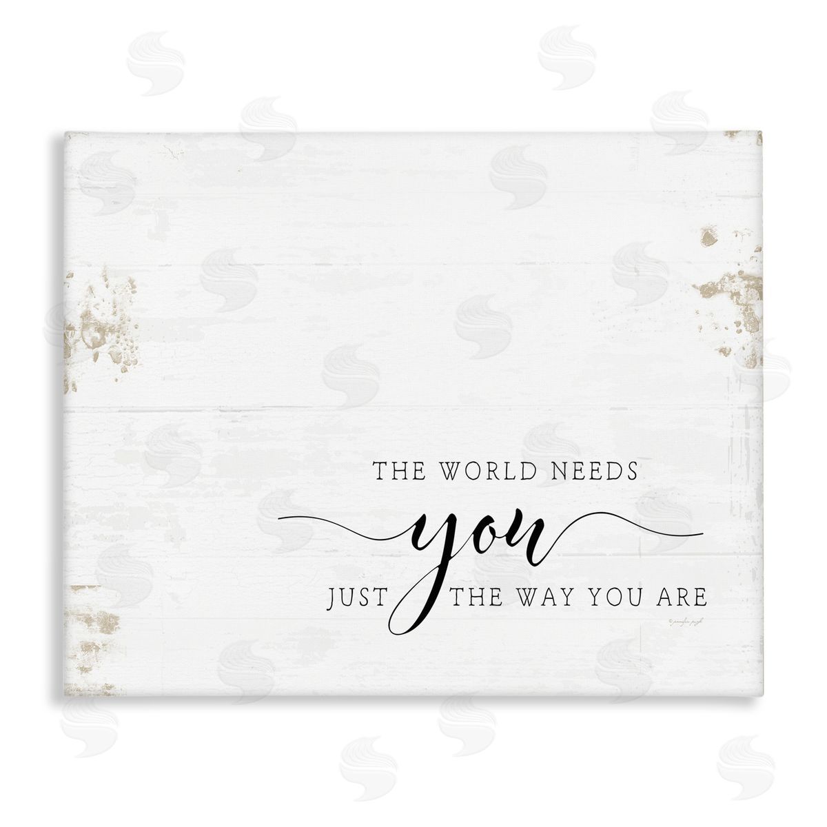The World Needs You Canvas Wall Art, Home Decor by Jennifer Pugh