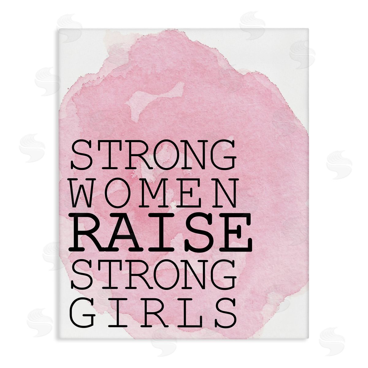 Strong Women Raise Strong Girls Canvas Wall Art, Home Decor by Kim Allen