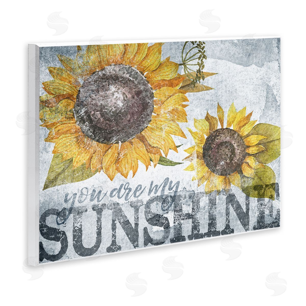 You Are My Sunshine Sunflowers Wood Plaque Wall Art, Home Decor by Gigi Louise