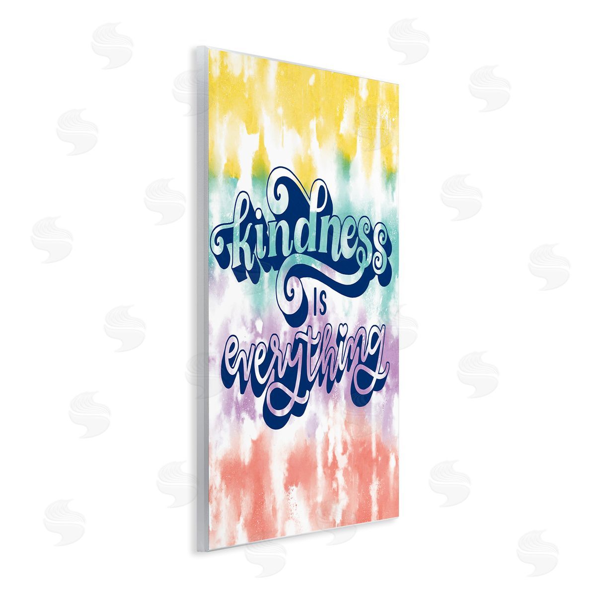 Kindness is Everything Tie Dye Wood Plaque Wall Art, Home Decor by Loni Harris