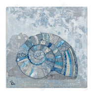 Lisa Morales | Blue Abstract Nautilus Shell