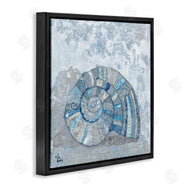 Lisa Morales | Blue Abstract Nautilus Shell