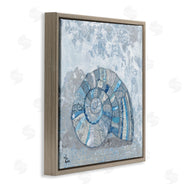 Lisa Morales | Blue Abstract Nautilus Shell