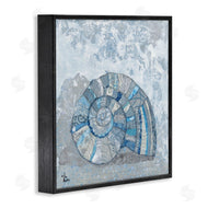 Lisa Morales | Blue Abstract Nautilus Shell