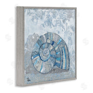 Lisa Morales | Blue Abstract Nautilus Shell