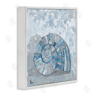 Lisa Morales | Blue Abstract Nautilus Shell