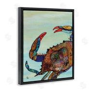 Lisa Morales | Crab with Collage Pattern