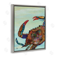Lisa Morales | Crab with Collage Pattern