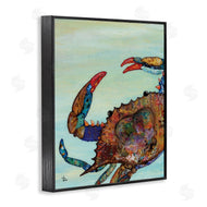 Lisa Morales | Crab with Collage Pattern