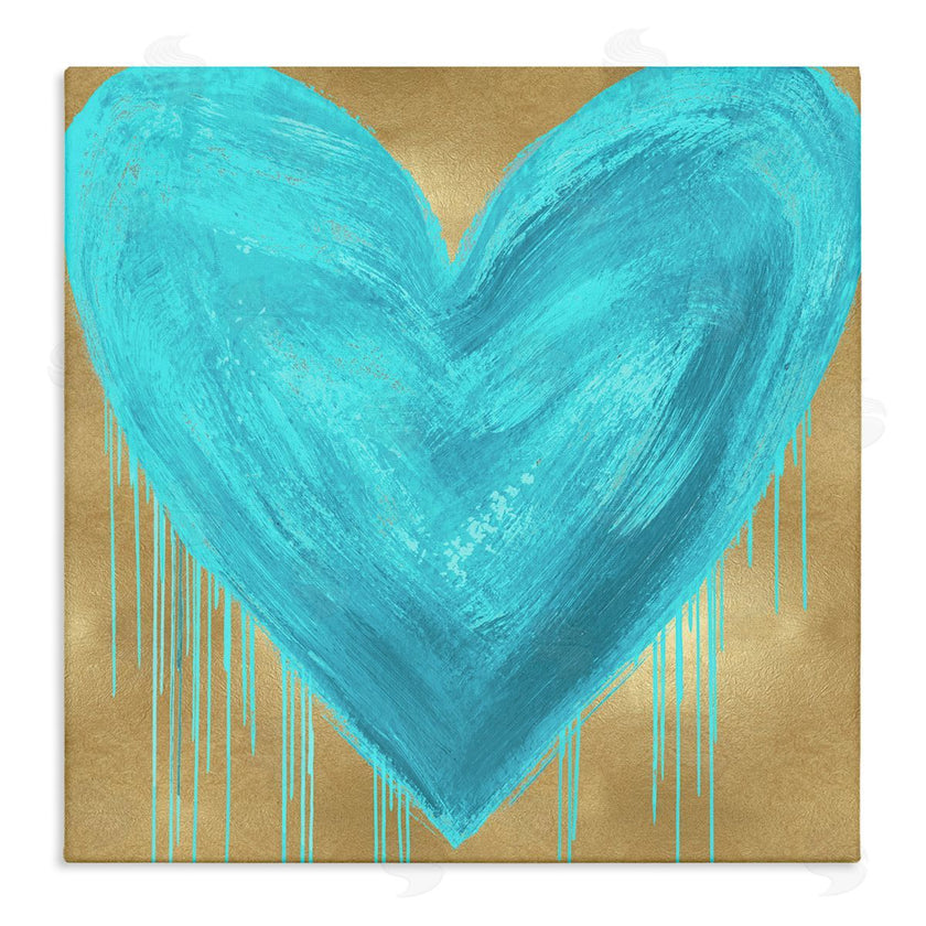 Lindsay Rodgers | Blue Heart over Tan