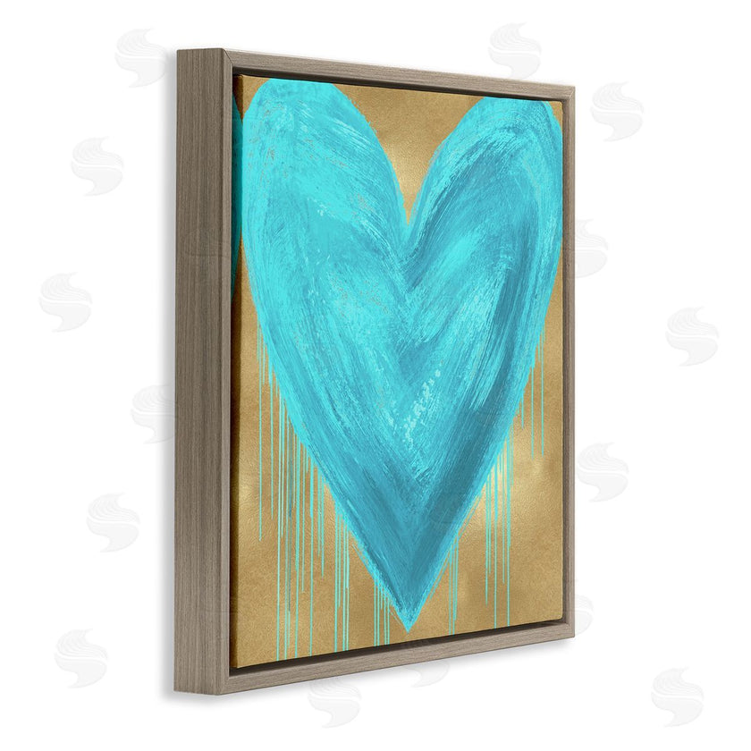 Lindsay Rodgers | Blue Heart over Tan