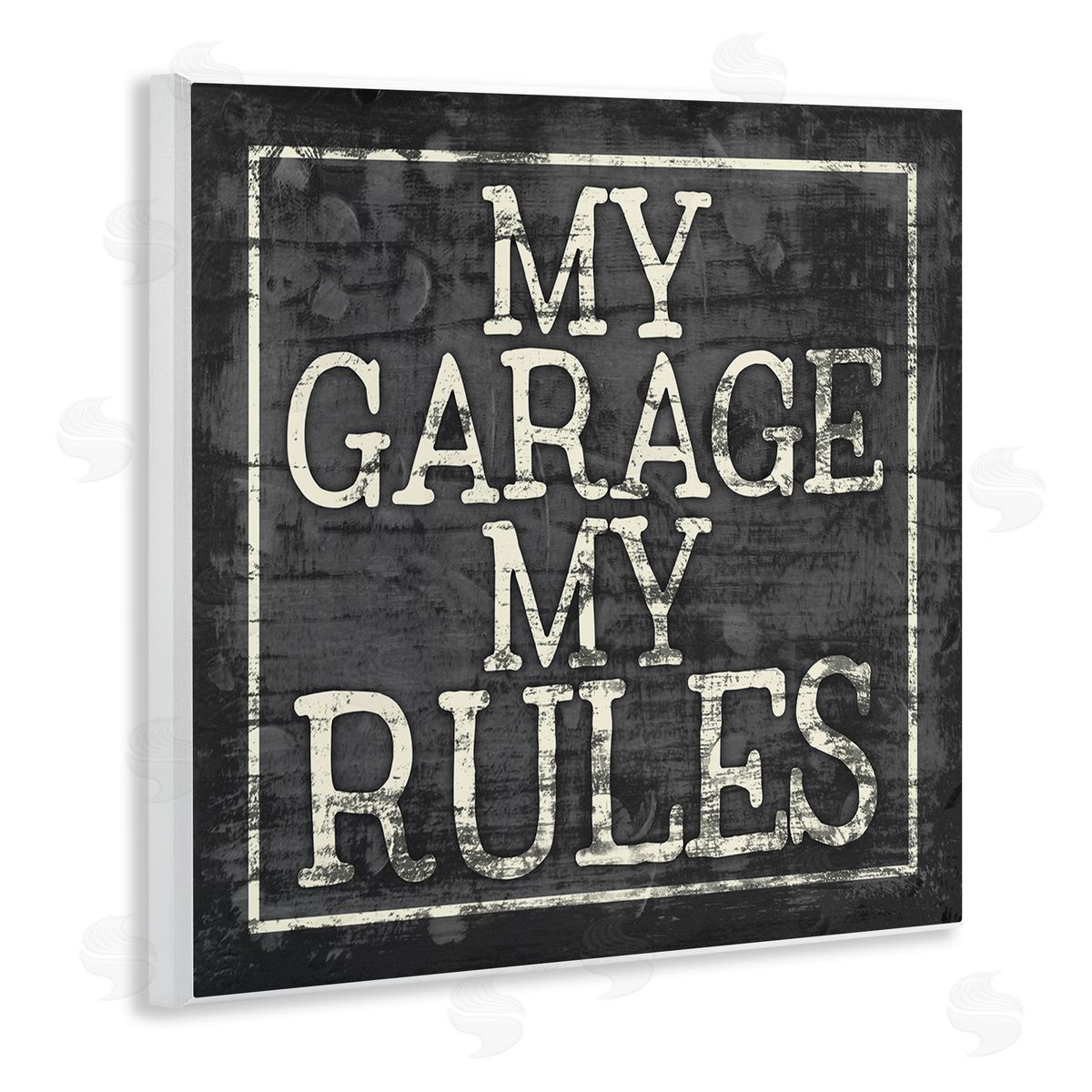 My Garage My Rules Wood Plaque Wall Art, Home Decor by Misty Michelle