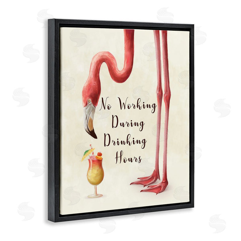 Ziwei Li | Flamingo Drinking Hours Humor
