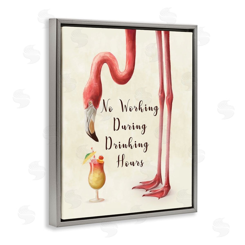 Ziwei Li | Flamingo Drinking Hours Humor