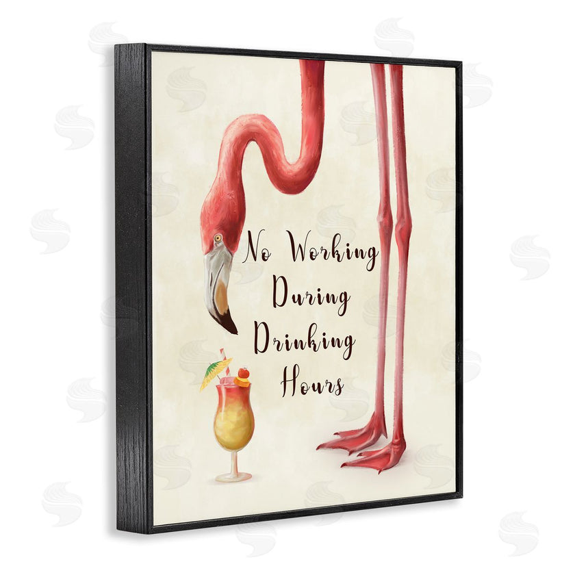 Ziwei Li | Flamingo Drinking Hours Humor