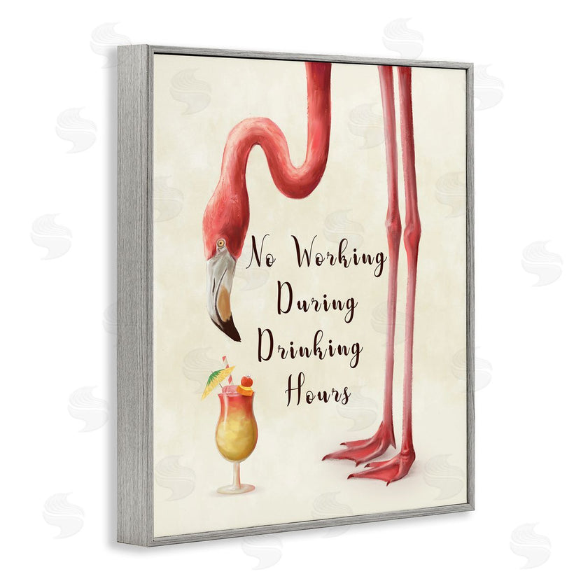 Ziwei Li | Flamingo Drinking Hours Humor