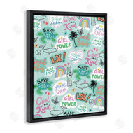 Nina Seven | Girl Power Phrase pattern