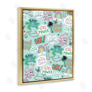 Nina Seven | Girl Power Phrase pattern